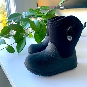 Toddler Black Winter Boots